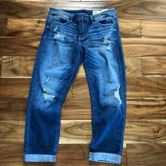 cosmic blue love boyfriend jeans